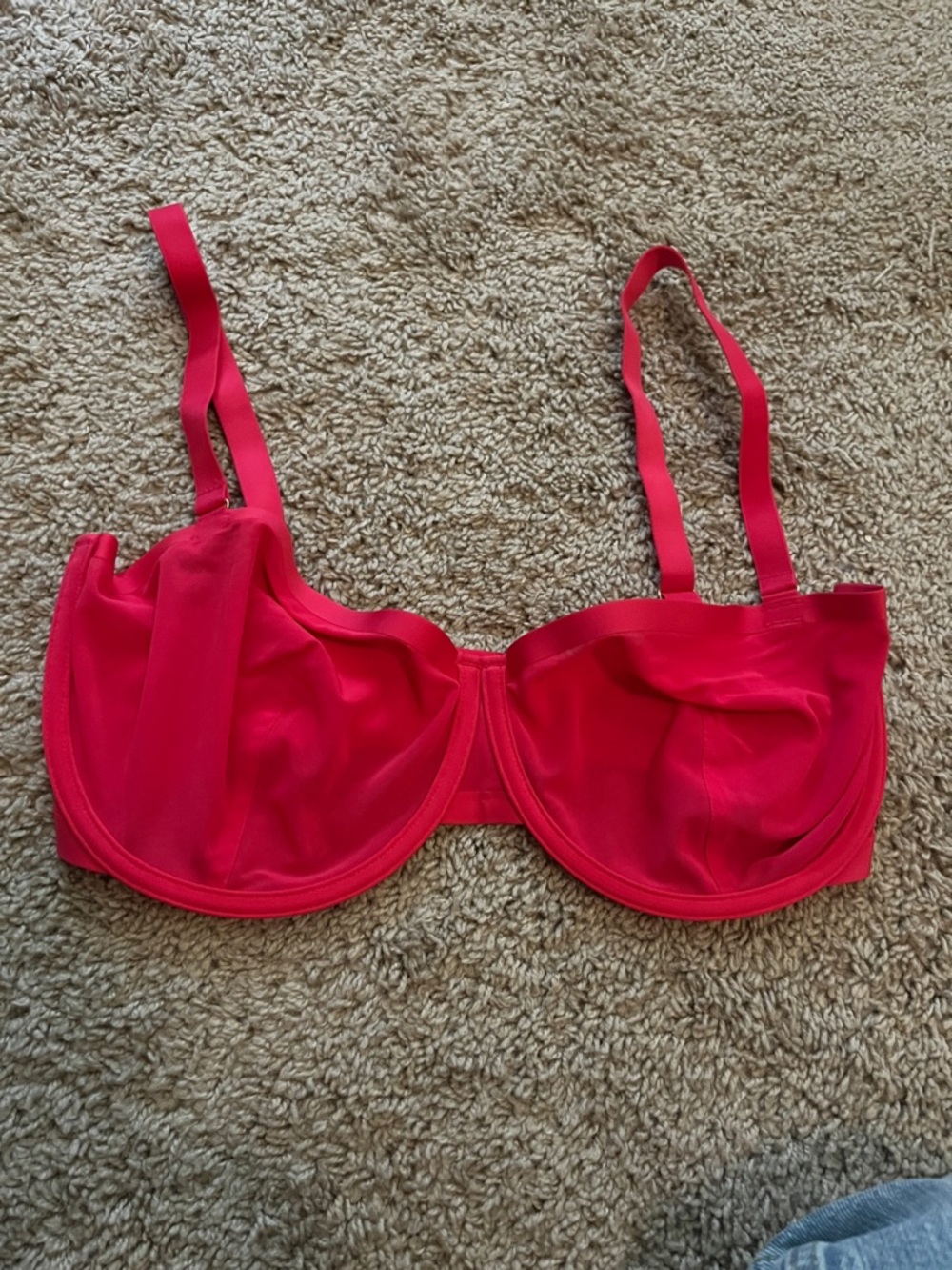 Cuup 34h balconette bright pink bra